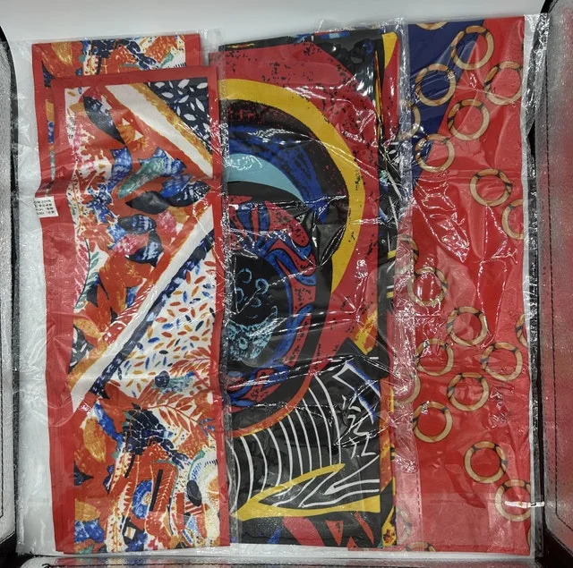 3-Pack Satin Edge Laying Scarves