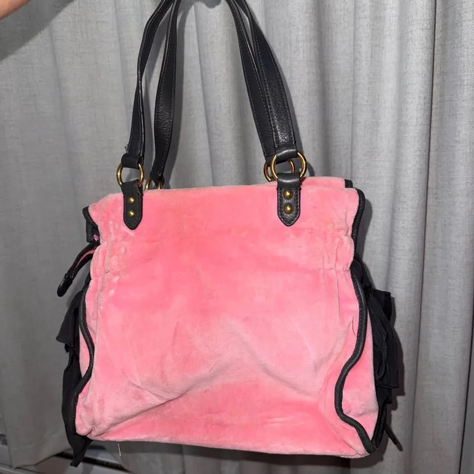 VINTAGE JUICY COUTURE DAYDREAMER BAG PINK - 2010s image indicator(5)