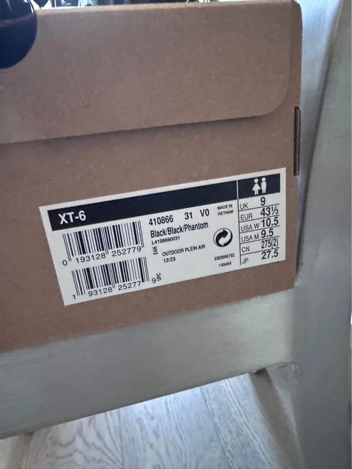 Salomon XT6 sz 9.5 men Shoes image indicator(6)