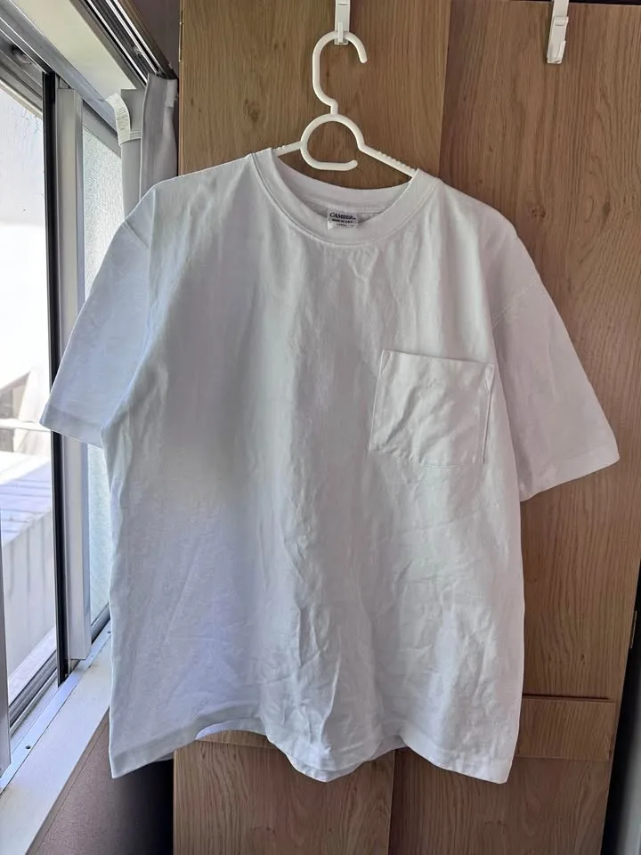 Camber Heavyweight White Tshirt size L