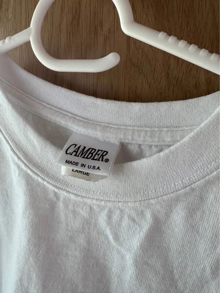 Camber Heavyweight White Tshirt size L image indicator(3)
