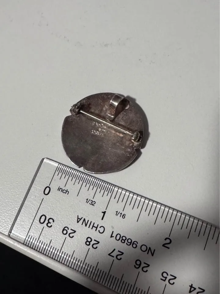 Sterling Silver Pin Badge or Pendant image indicator(2)