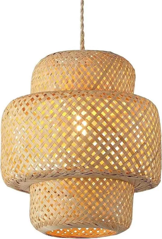 Bamboo Pendant Light Fixture thumbnail