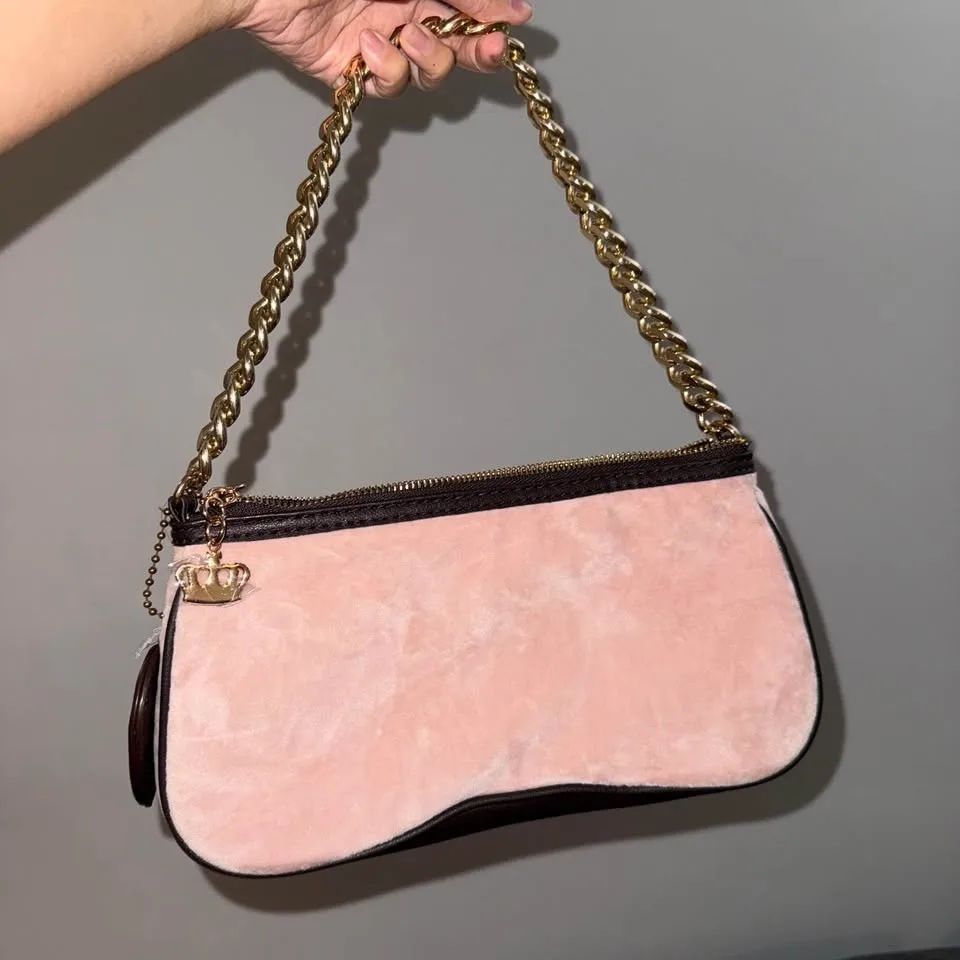 NEW Juicy Couture Velour Shoulder Bag Purse from US image indicator(3)