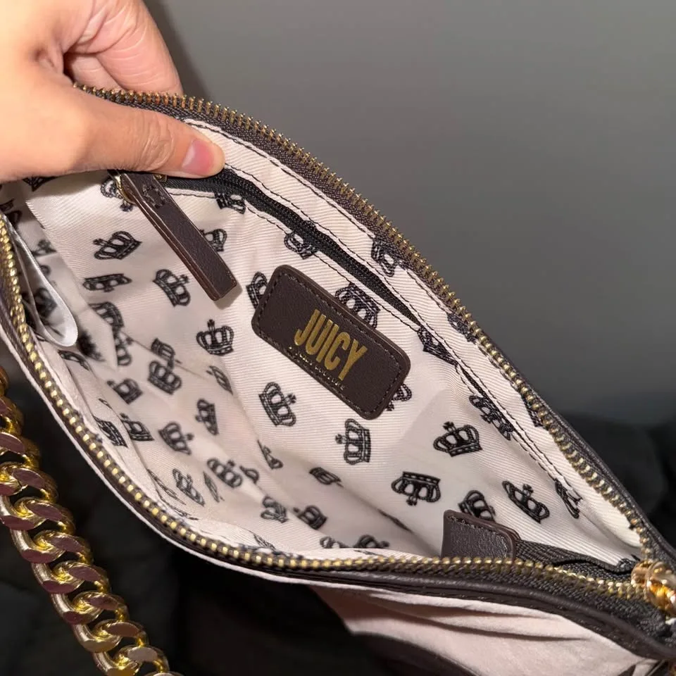 NEW Juicy Couture Velour Shoulder Bag Purse from US image indicator(4)