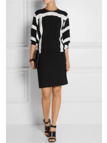 Chloe Black & White Dress