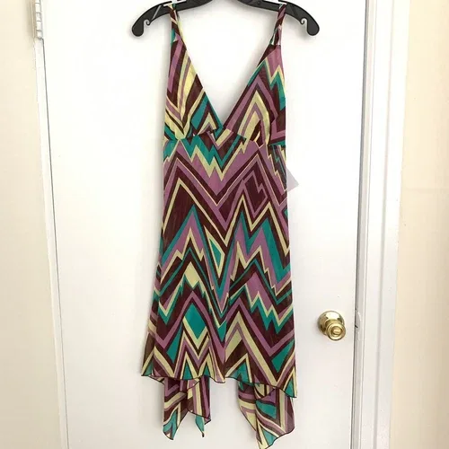 Missoni Dress Asymmetric Printed Cotton-Poplin NEW NWT image indicator(5)