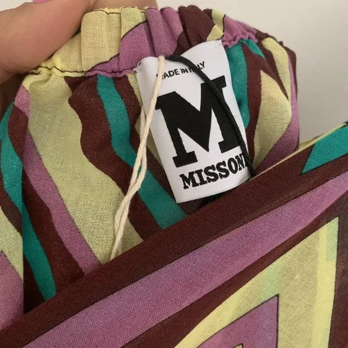 Missoni Dress Asymmetric Printed Cotton-Poplin NEW NWT image indicator(8)