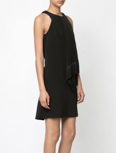 Derek Lam 10 Crosby Draped Fringe Trim Dress NEW NWT - photo 3