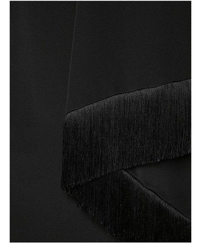 Derek Lam 10 Crosby Draped Fringe Trim Dress NEW NWT - photo 5