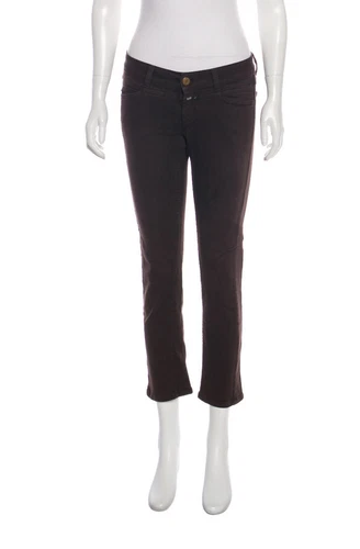 Closed Low Rise Straight Leg Brown Jeans Size 26