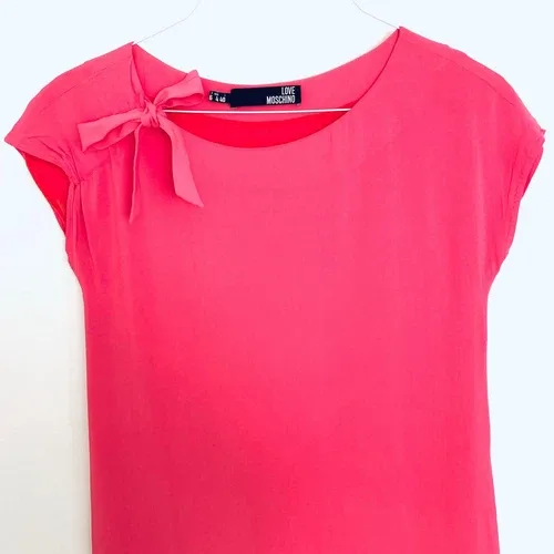 Moschino Pink Dress Size US 4 MSRP $875 image indicator(2)