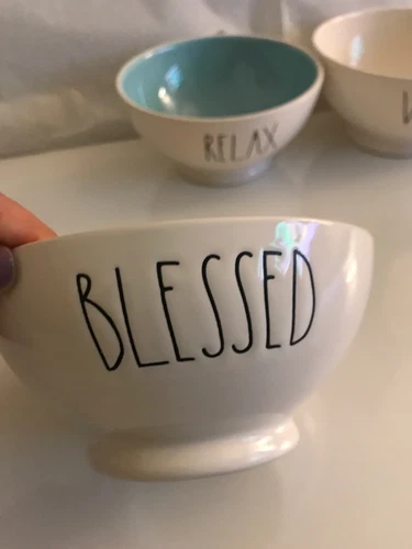 RAE DUNN Relax, Wake Up, Blessed Bowls - Price Per 1 - photo 5