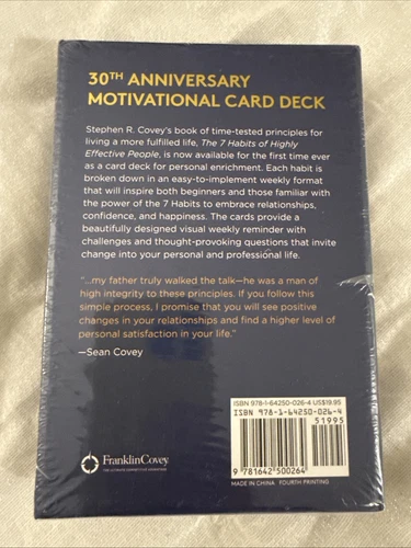 7 Habits: 30th Anniversary Card Deck (Official) - photo 2