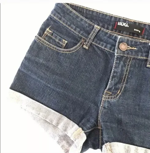 Urban Outfitters Denim Jean Shorts BDG Shortie Size 27 MSRP $79 image indicator(2)