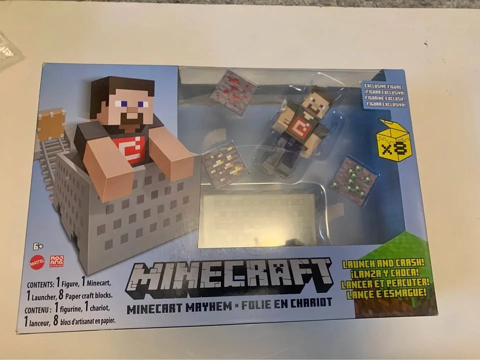 Minecraft action figure playset