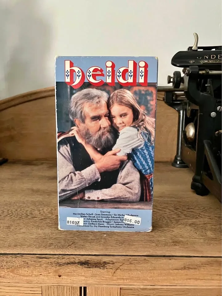Sealed Heidi VHS Tape 1979 Michael Redgrave Schell