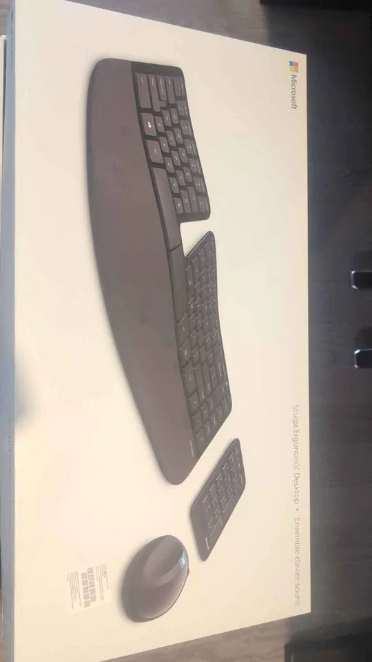 Microsoft ergonomic Bluetooth keyboard and mouse image indicator(2)