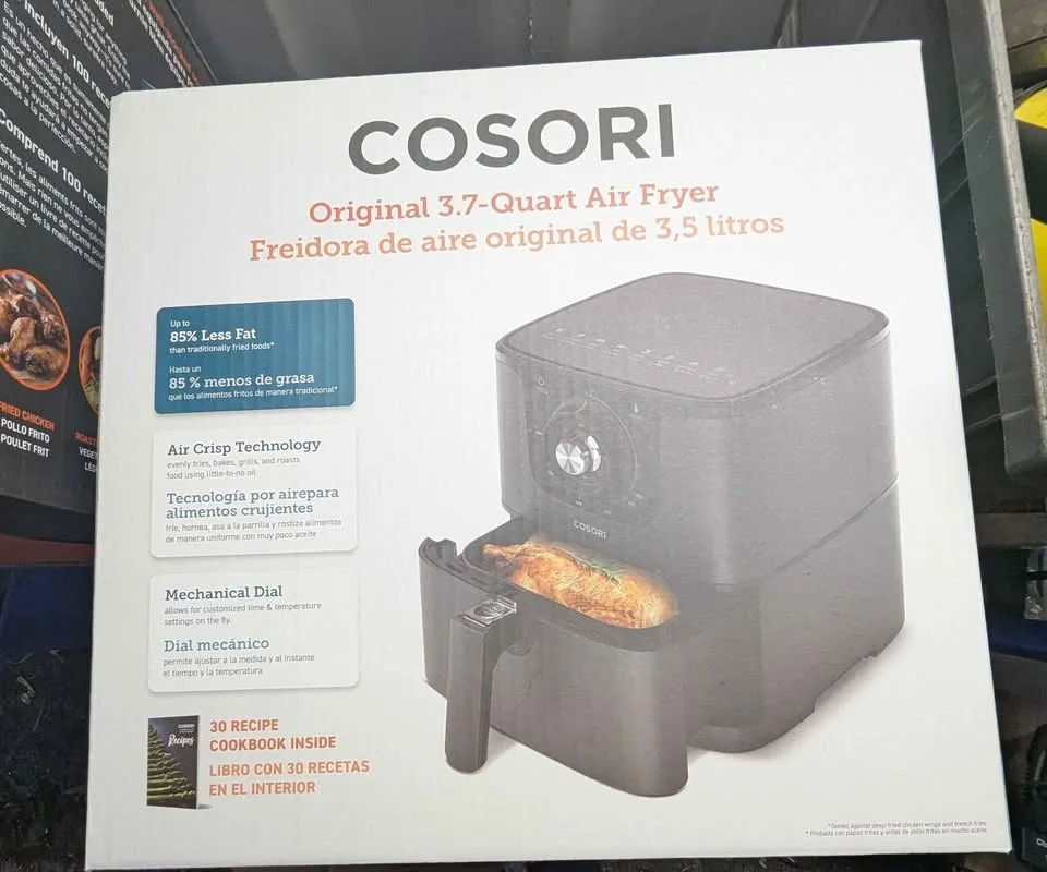 2 MORE AVAILABLE "BRAND NEW COSORI 3.5L AIR FRYER" -PRICE IS FIR image indicator(2)