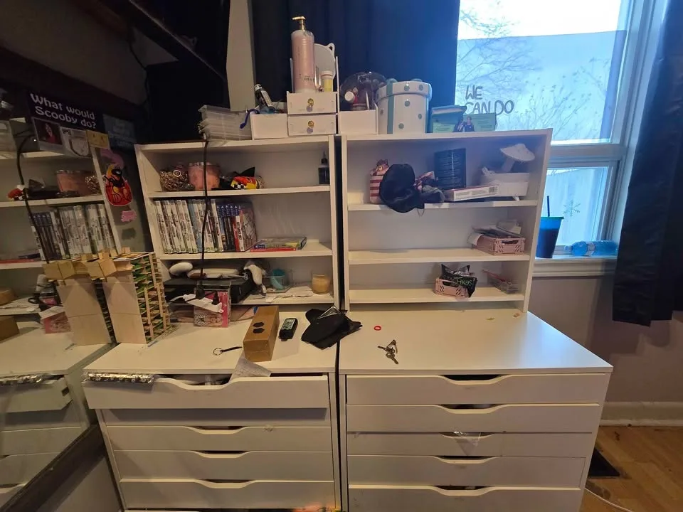 2 Ikea Alex w/bookcases image indicator(2)