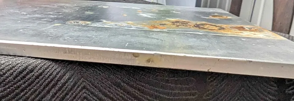 RARE FORD BUILT TOUGH PLAQUE - 10.5 X 10.5" SOLID ALUMINUM