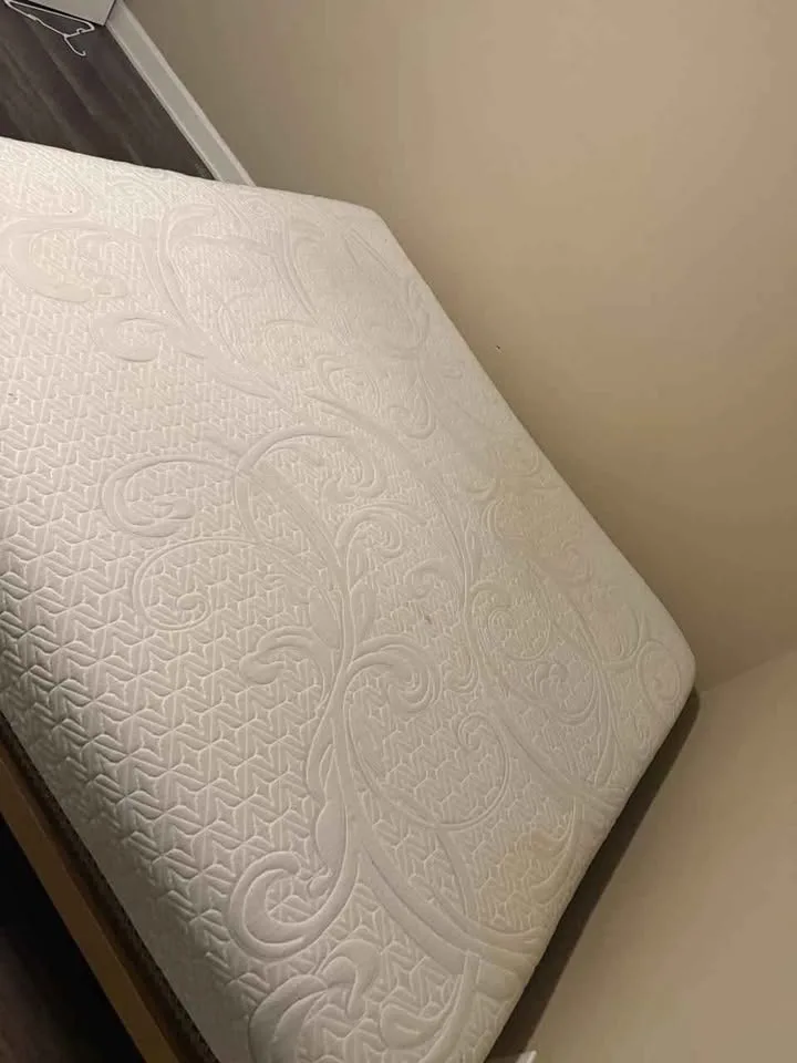 Low Profile Bed frame with memory foam mattress image indicator(3)