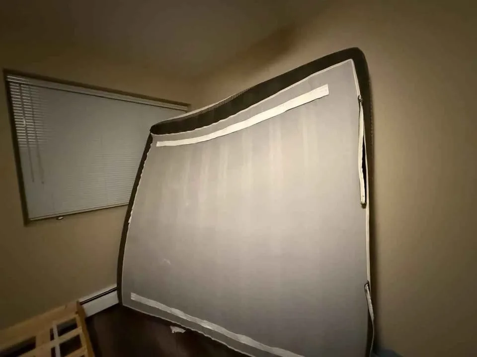 Low Profile Bed frame with memory foam mattress image indicator(5)