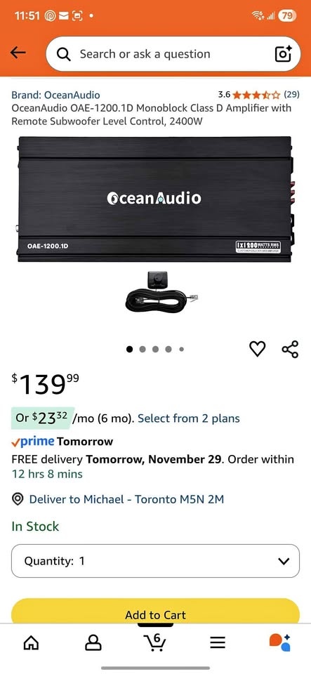 New OceanAudio Amplifier with Remote Subwoofer Control