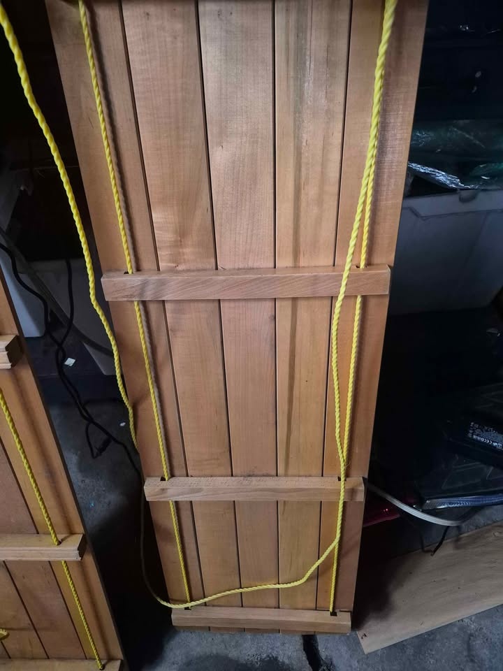 Vintage Wooden Sleigh Toboggan Sled Double and Single Size - photo 5