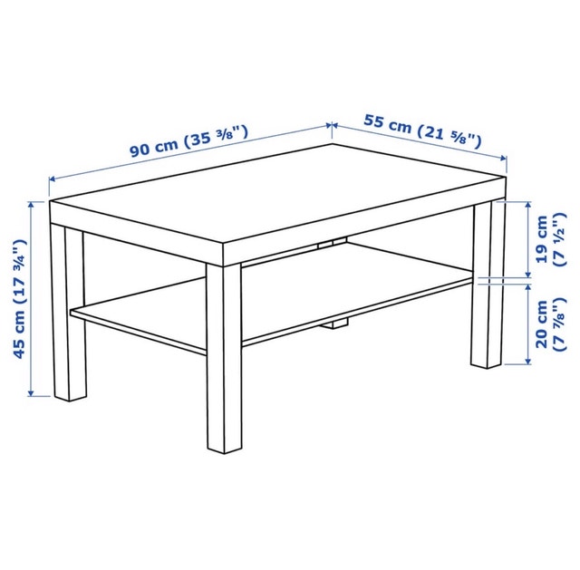 *FAIR CONDITION* IKEA Lack Coffee Table - photo 3