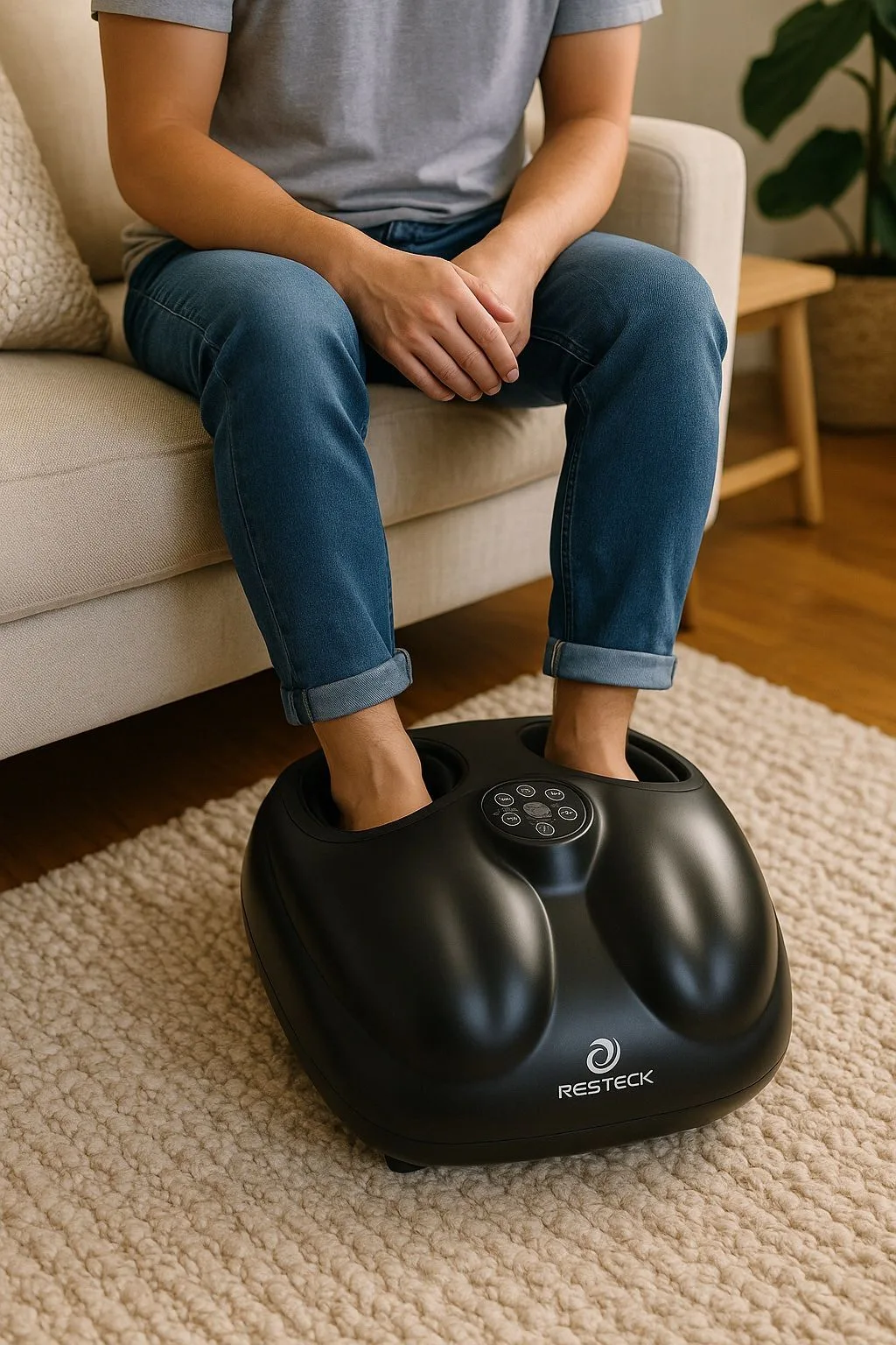 Resteck Foot Massager with Heat - Excellent Cond. image indicator(6)