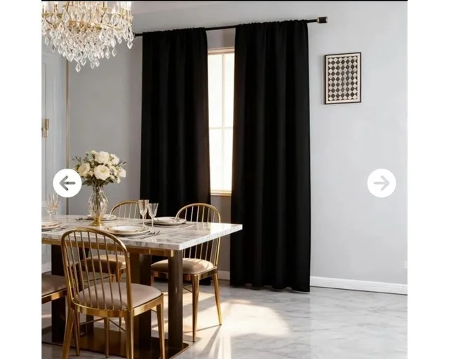 IGEMAEVE Black Curtains