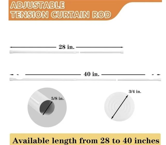 KXLIFE Curtain Rod