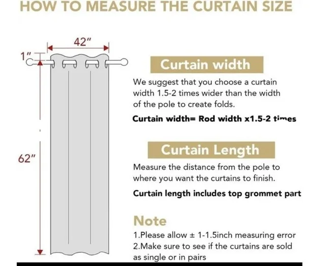 Rutterllow Blackout Curtains image indicator(2)
