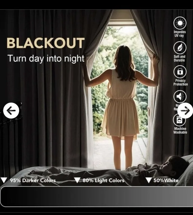 Rutterllow Blackout Curtains image indicator(3)