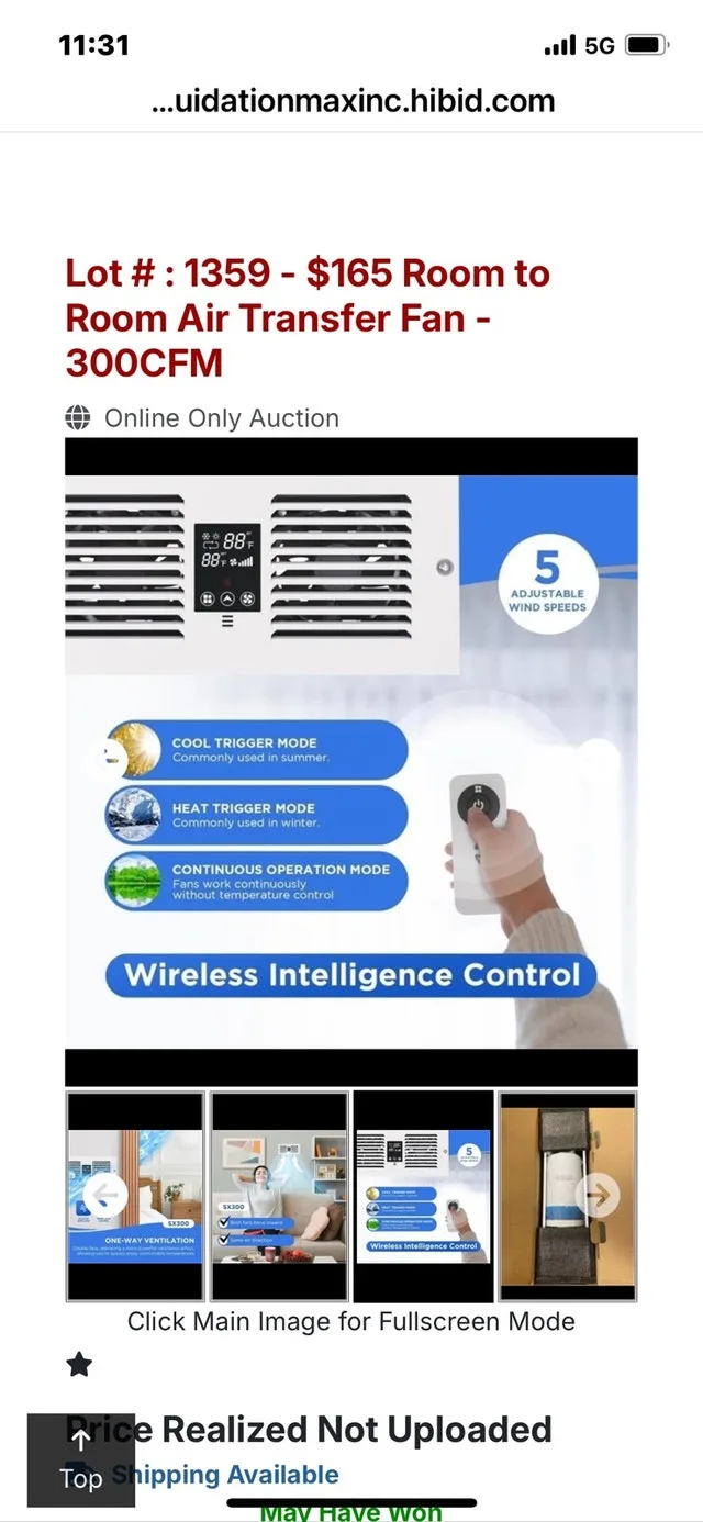 SX300 Air Transfer Fan image indicator(4)