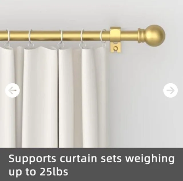 Gold Curtain Rod image indicator(2)