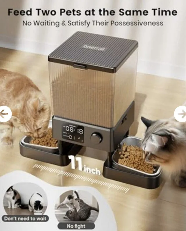 Oneisall Automatic Pet Feeder image indicator(4)