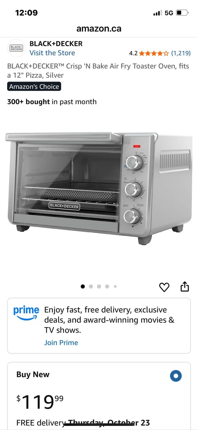 BLACK+DECKER™ Crisp 'N Bake Air Fry Toaster Oven image indicator(4)