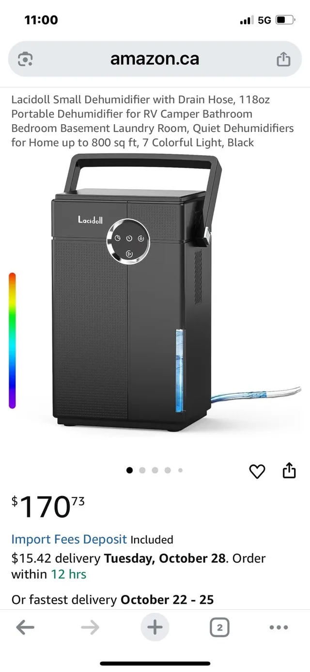 Lacidoll Dehumidifier image indicator(3)