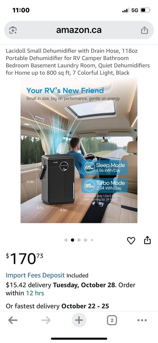 Lacidoll Dehumidifier image indicator(4)