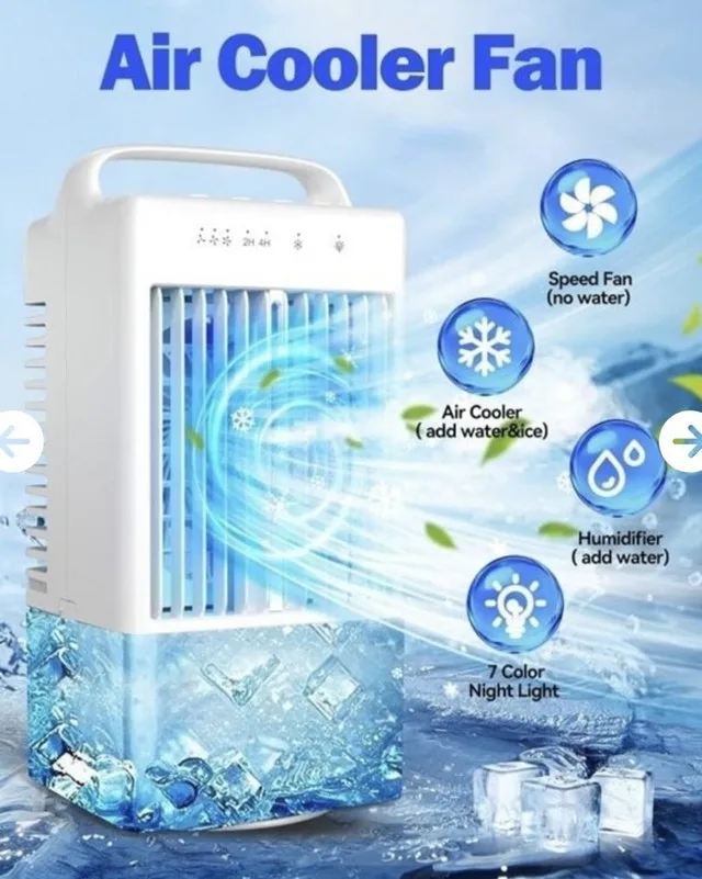 Portable AC Quiet Mini Evaporative Cooler image indicator(2)