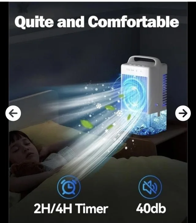 Portable AC Quiet Mini Evaporative Cooler image indicator(4)