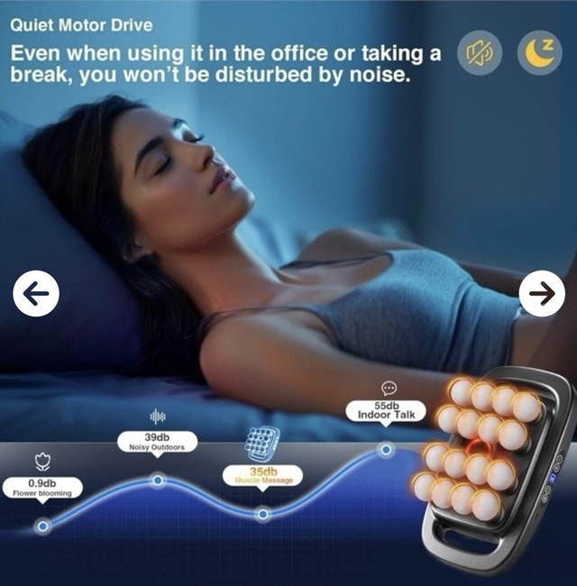 16-drive 8-head deep tissue massage - photo 3