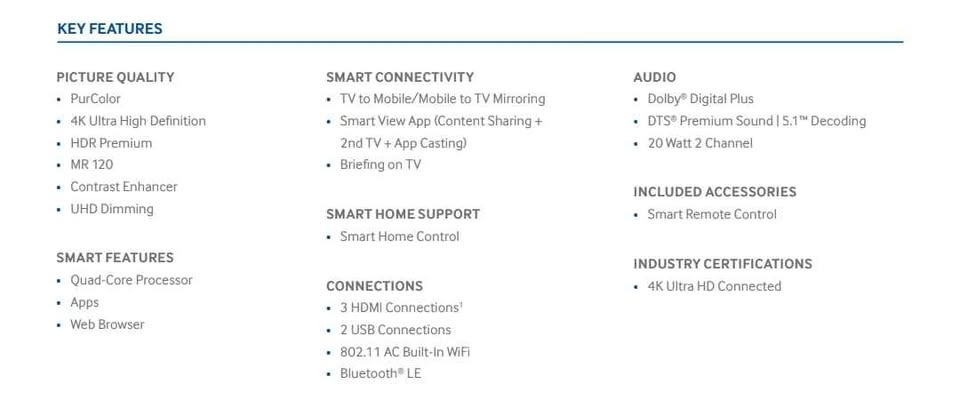 55" Samsung 4K UHD Smart TV with Remote - photo 4