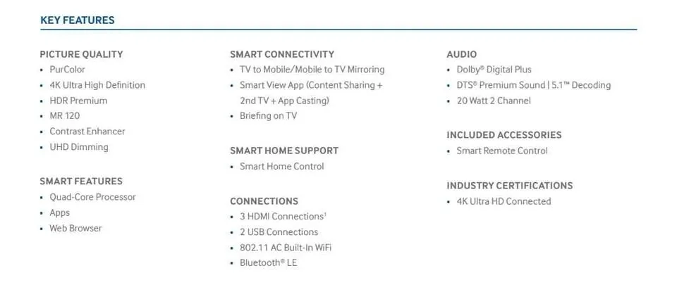 55" Samsung 4K UHD Smart TV with Remote image indicator(4)