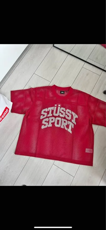 Stussy Sport Mesh Jersey Size Large
