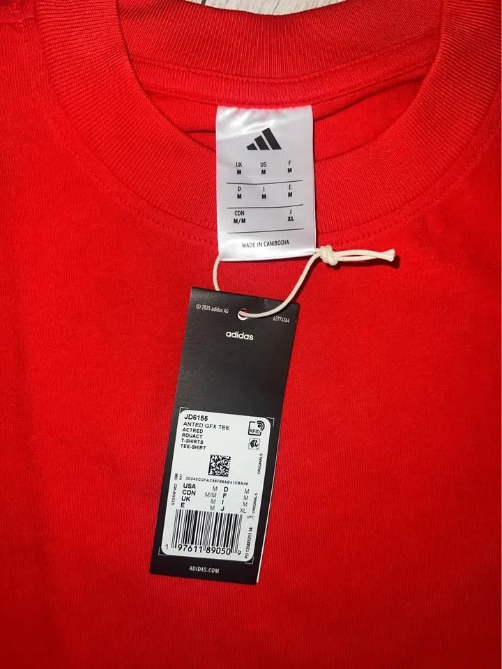 Brand New Adidas Anthony Edwards Tshirt Medium image indicator(2)