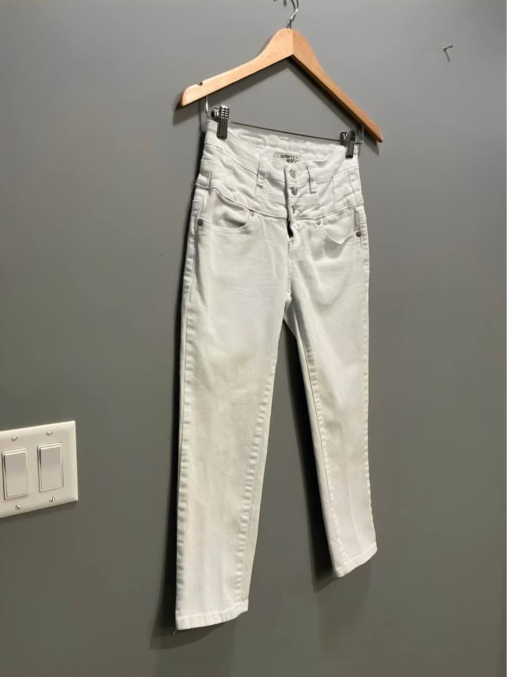 Harmony + Havoc High-Rise White Jeans - photo 2