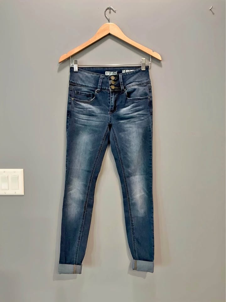 Indigo Rein High-Rise Skinny Jeans Dark Wash Size 5